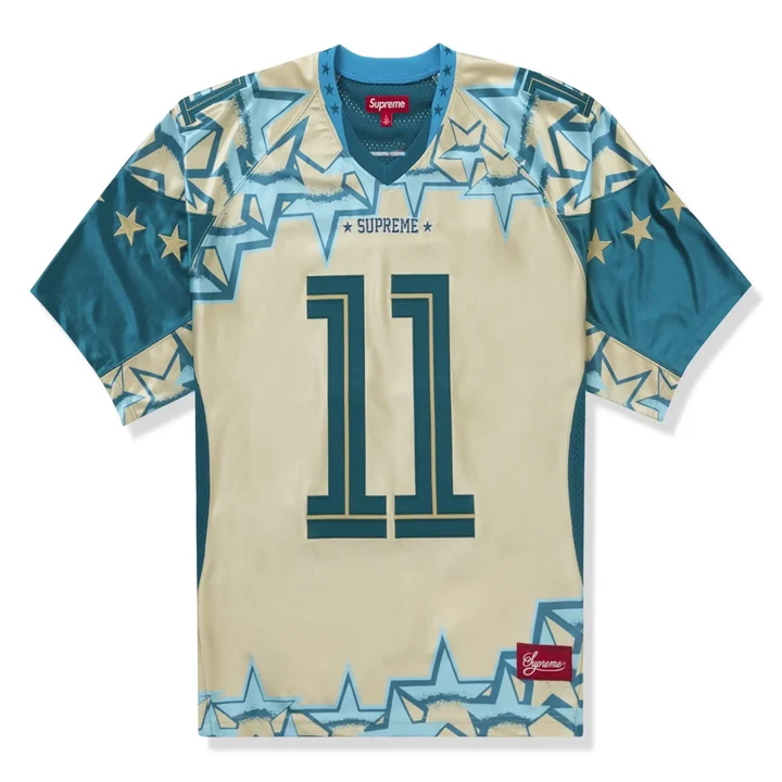 Supreme-Stars-Football-Jersey-Front Supreme Stars Football Jersey Gold
