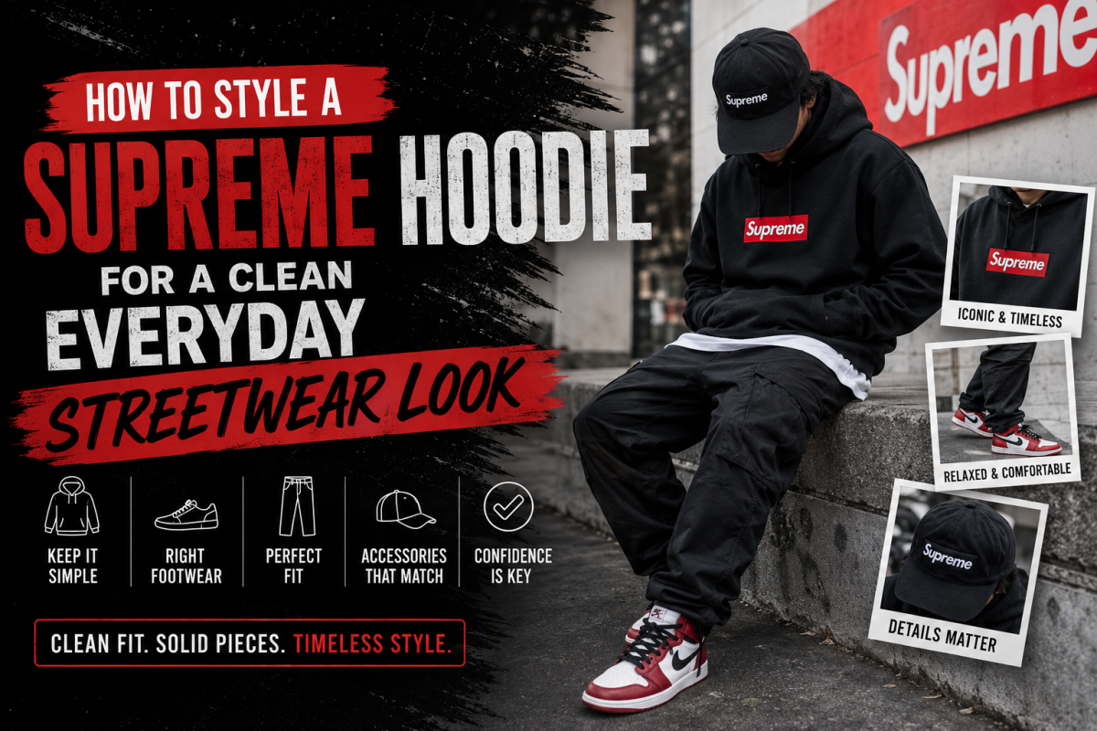How to Style a Supreme Hoodie for a Clean Everyday Streetwear Look