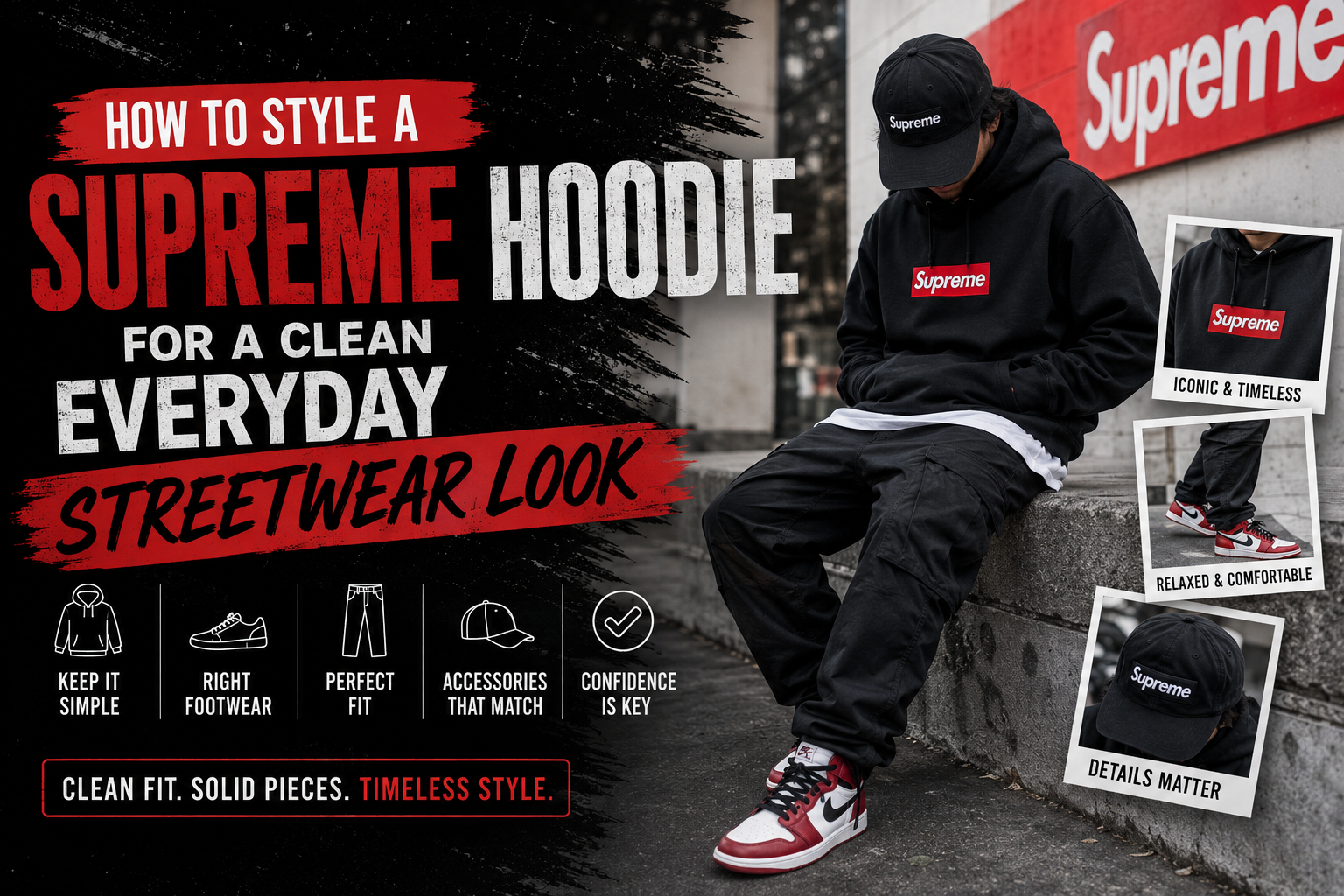How to Style a Supreme Hoodie for a Clean Everyday Streetwear Look