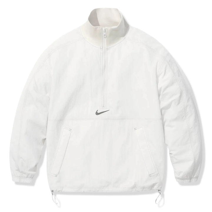 nike-supreme-ripstop-white-pullover-front Nike x Supreme Ripstop White Half-Zip Jacket
