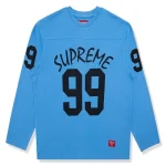 Supreme 99 L/S Blue Football T Shirt
