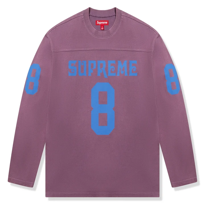 supreme-affiliated-ls-dusty-purple-football-top-front Supreme Affiliated L/S Dusty Purple Football Top