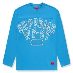 Supreme Athletic Studded L/S Blue T Shirt