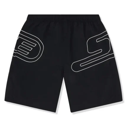 Supreme Big Logo Nylon Black Shorts