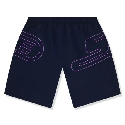 Supreme Big Logo Nylon Navy Shorts