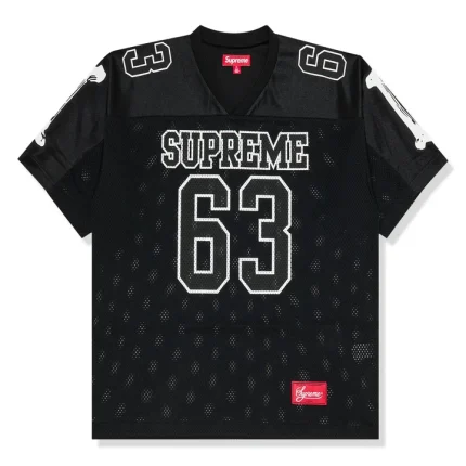 Supreme Bones Black Football Jersey (FW25)