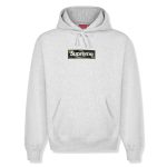 Supreme Box Logo Ash Grey Hoodie (FW23)