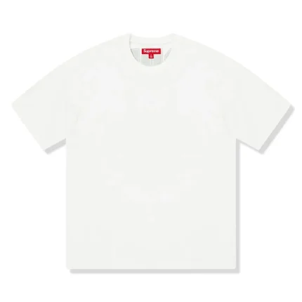 Supreme Cracked Back Arc White T Shirt