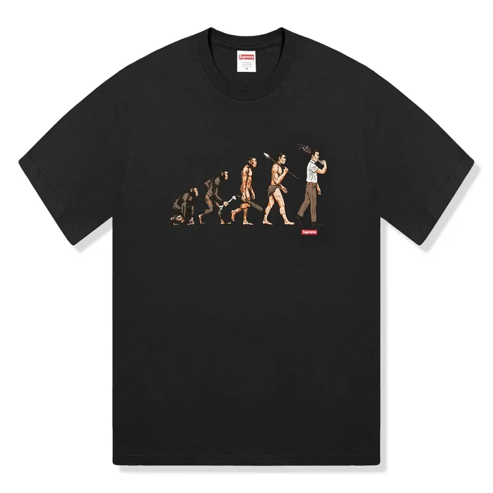 supreme-evolution-black-t-shirt-ss26t49-black-front Supreme Evolution Black T-Shirt (SS26)