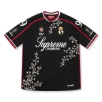 Supreme Floral Black Soccer Jersey (FW25)