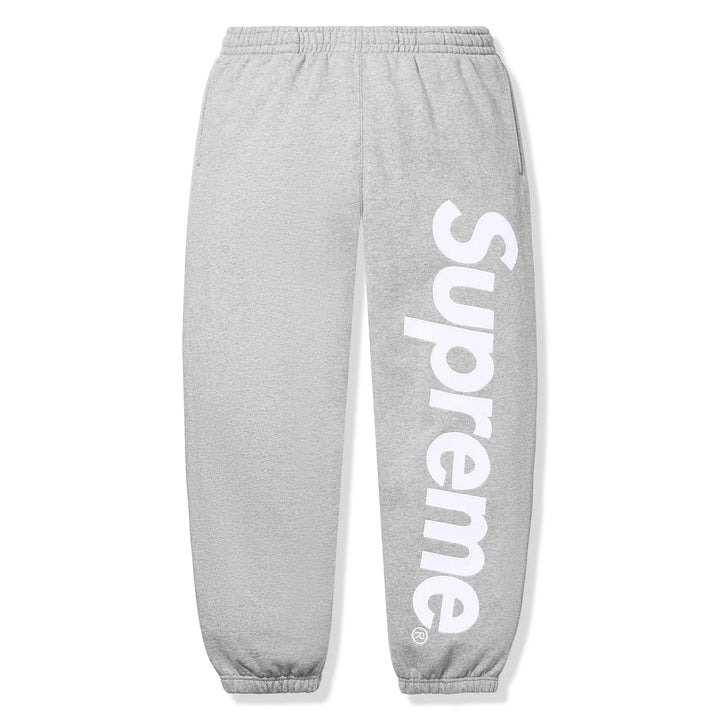 supreme-satin-applique-heather-grey-sweatpants-fw24p48-heather-grey-front Supreme Satin Applique Heather Grey Sweatpants (FW25)