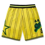 Supreme Star Basketball Yellow Shorts