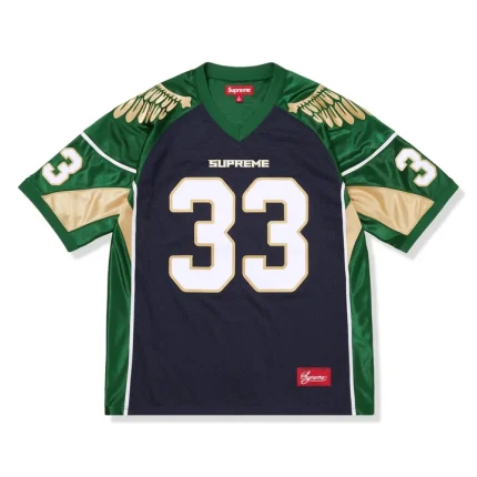 Supreme Wings Navy Football Jersey