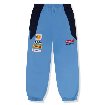 Supreme x Ducati Light Blue Track Pants