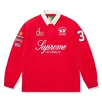 Supreme x Jacob & Co. La Martina Rugby Red Polo Shirt
