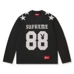 Supreme x Playboy L/S Black Football Top (SS26)