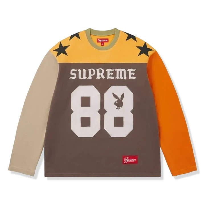 supreme-x-playboy-l_s-multicolour-football-top-_ss26_-front Supreme x Playboy L/S Multicolour Football Top (SS26)